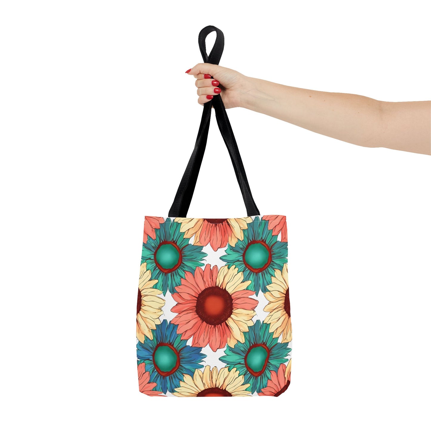 Coco's Colorful Sunflower Tote Bag