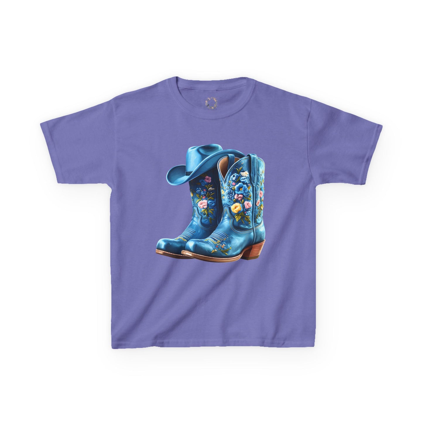 Kia's Cowboy Boots Youth Top