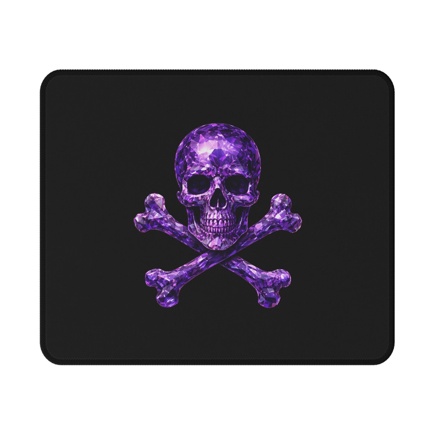 Amy's Amethyst Skull & Crossbones Non-Slip Gaming Mouse Pad