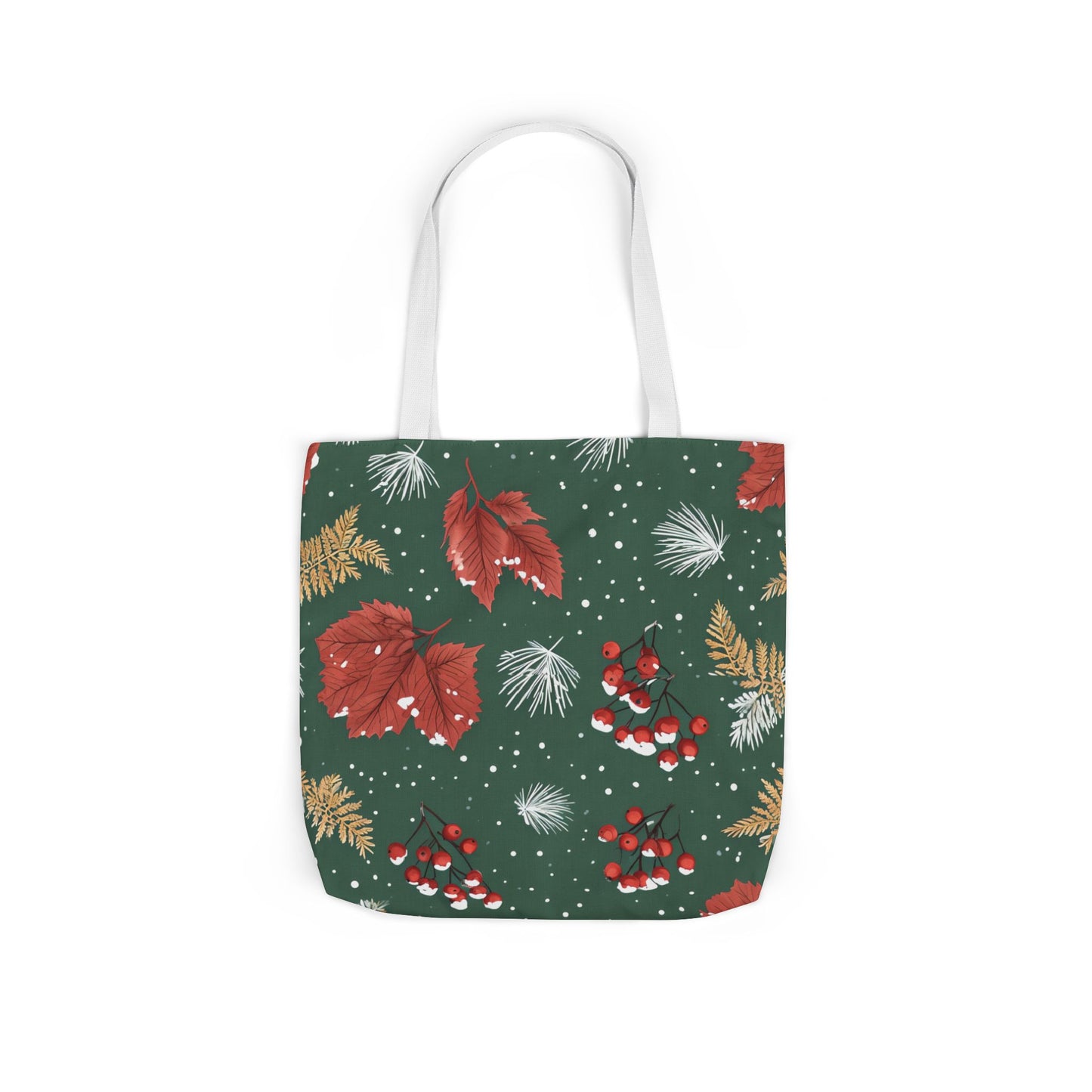 Holly's Holiday Floral Tote Bag