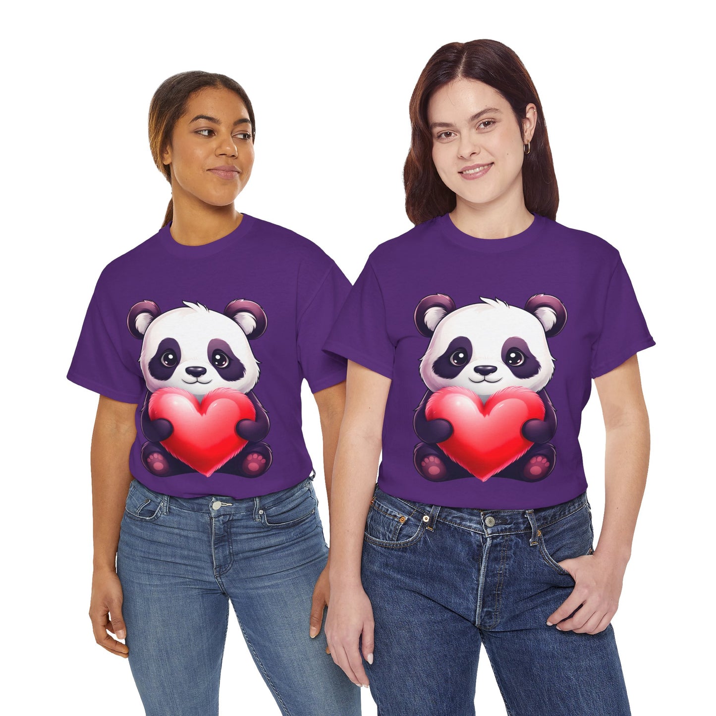 Panda & Heart Adult Shirt