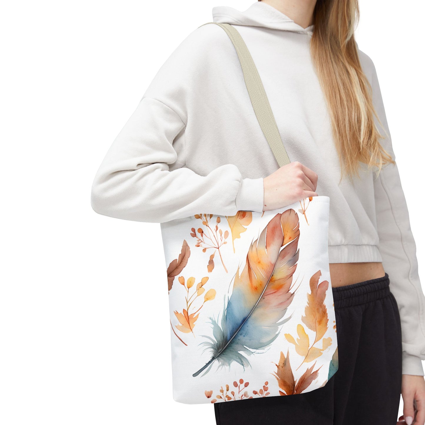 Farah's Feather Tote Bag