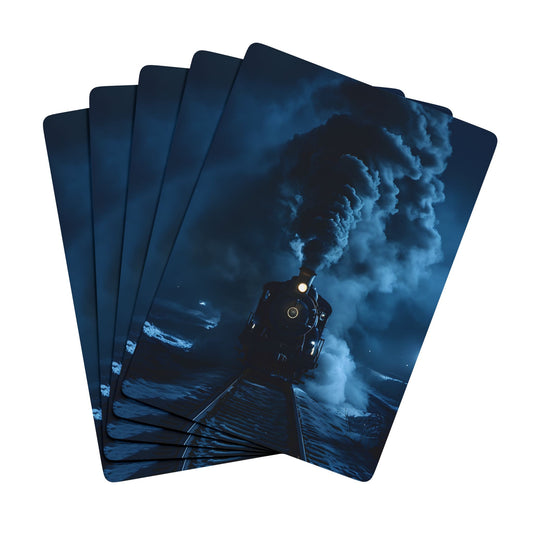 Steam Train Playing Cards