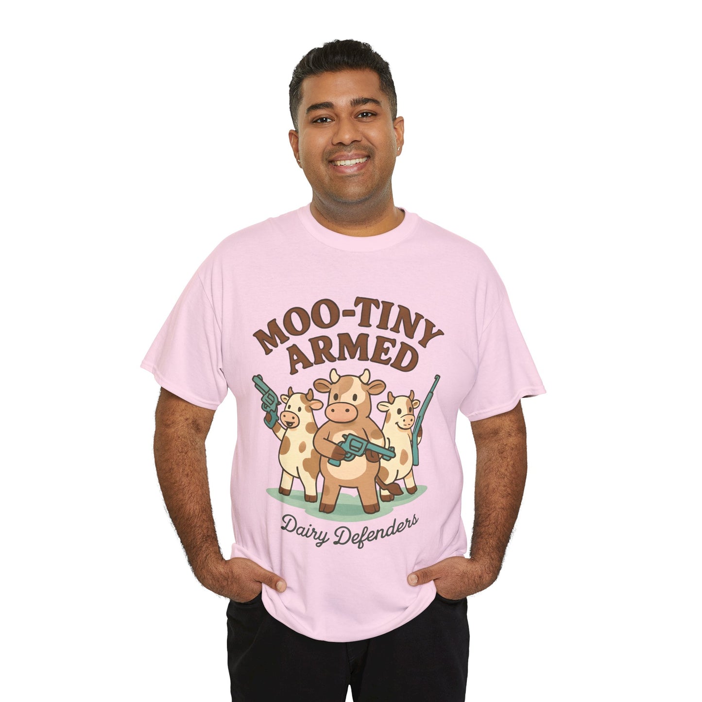 Mason's Moo-tiny Armed Dairy Defenders Adult Shirt