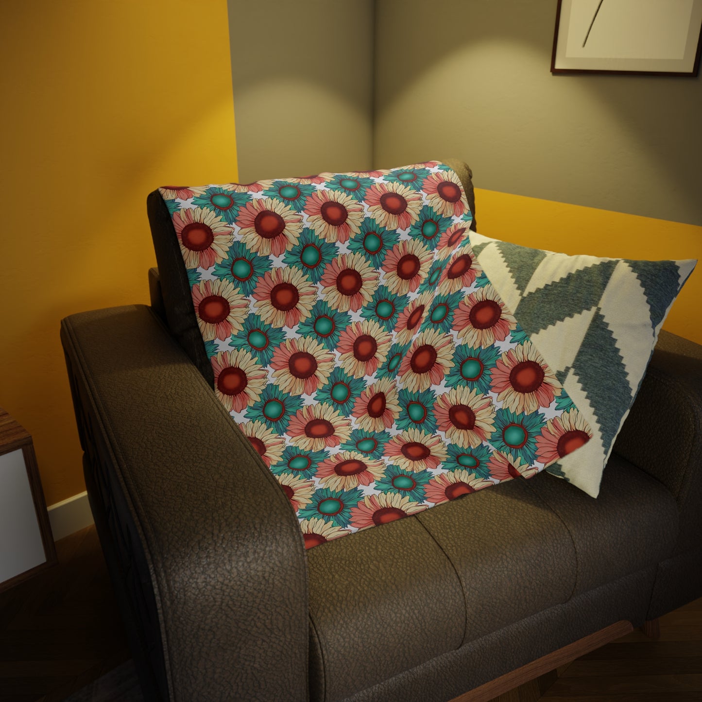 Sawyer's Sunflower Fleece Blanket