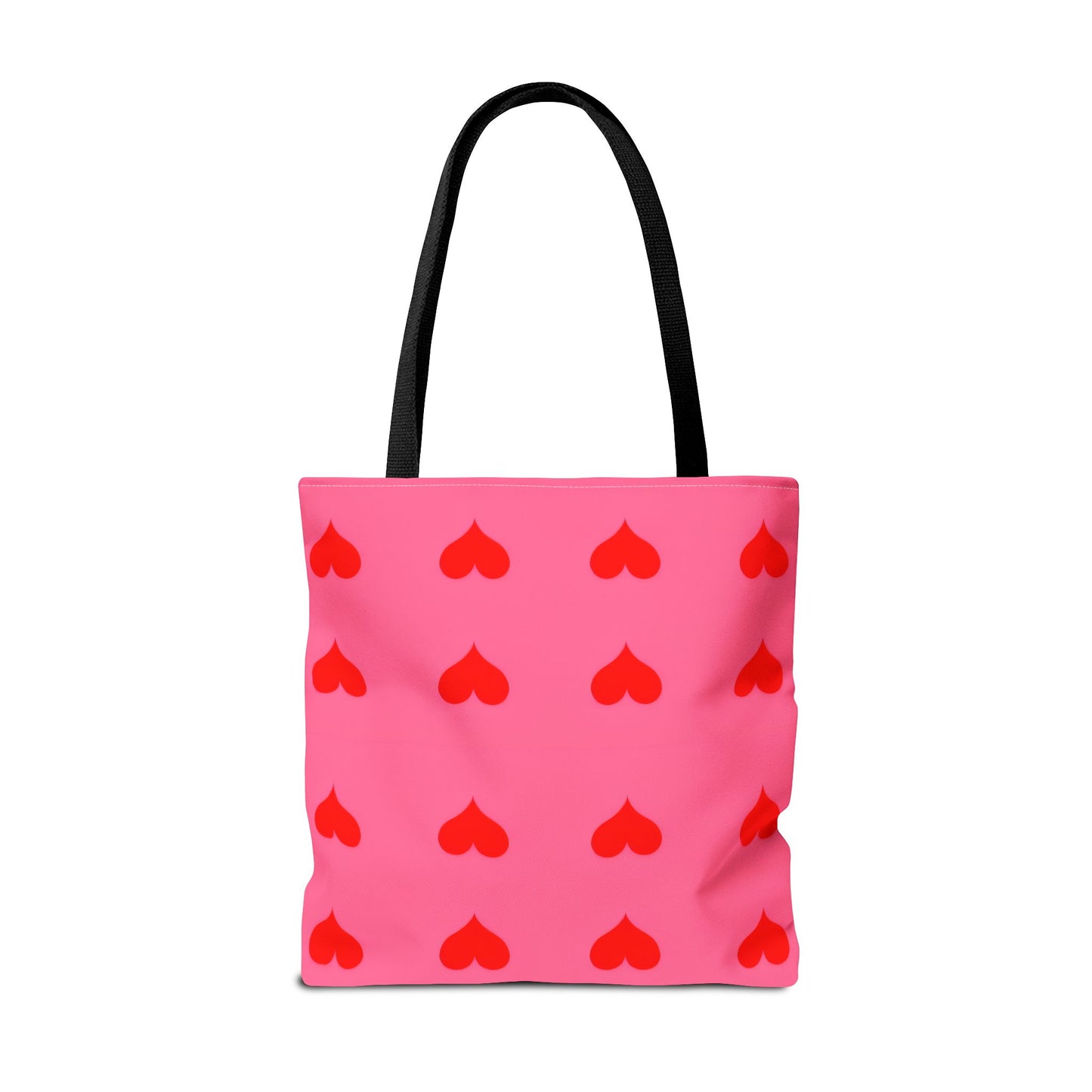 Paisley's Pink & Red Heart Tote Bag