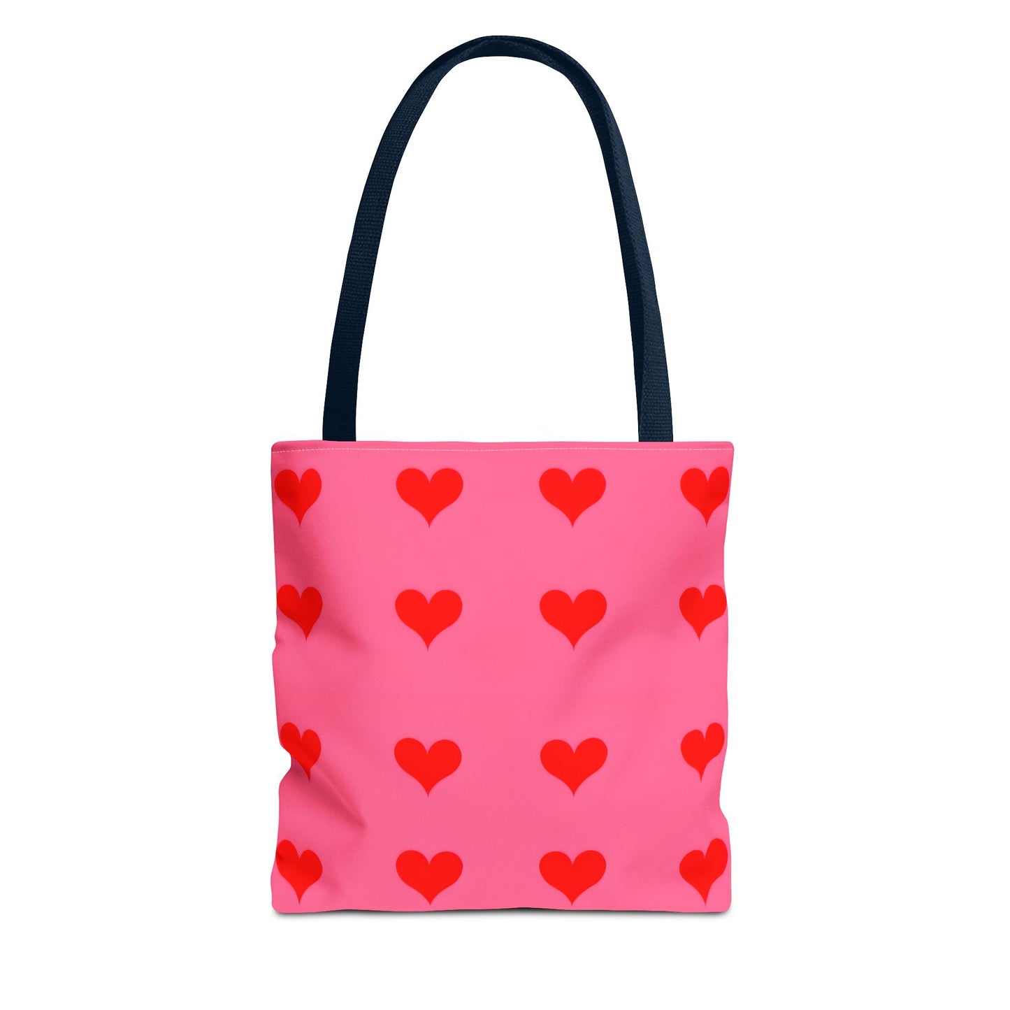Paisley's Pink & Red Heart Tote Bag
