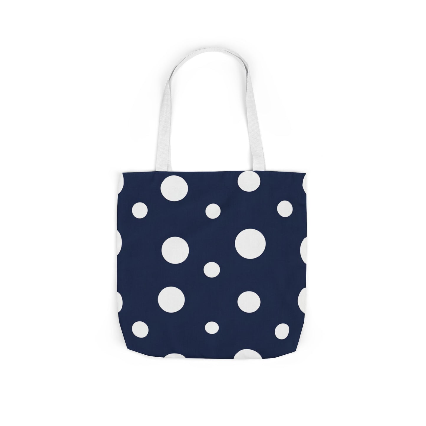 Bonnie's Navy Polka Dot Tote Bag