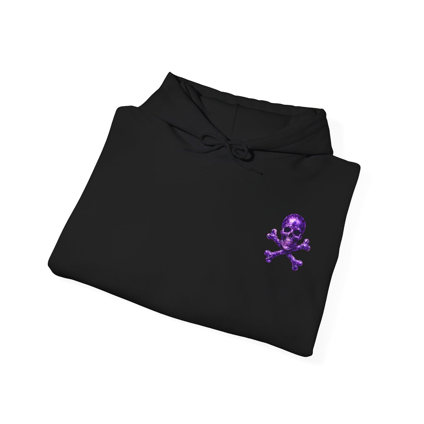 Amethyst Skull & Crossbones Adult Sweatshirt - Hooded