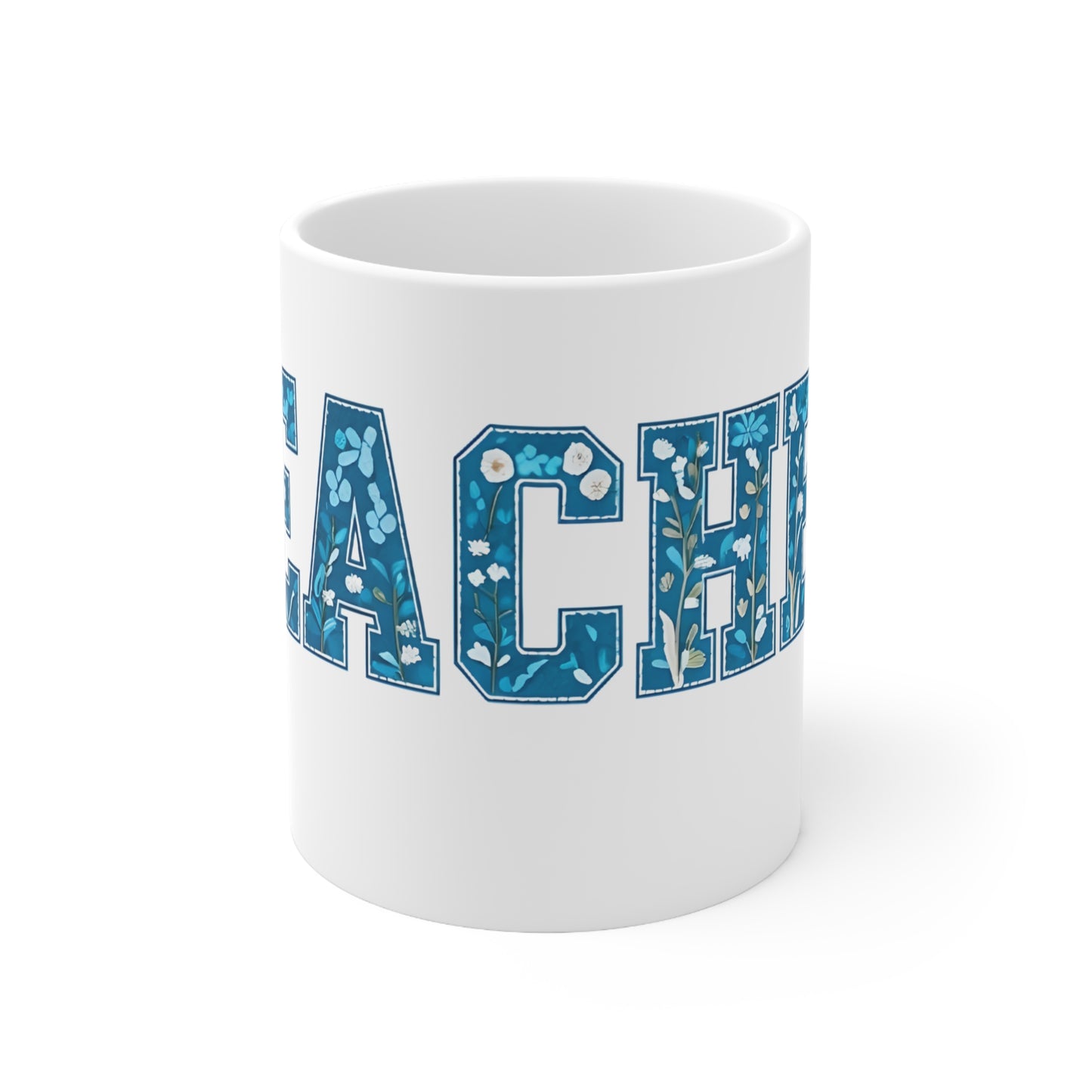 Tess's "Teacher" Ceramic Mug, Coffee Cup