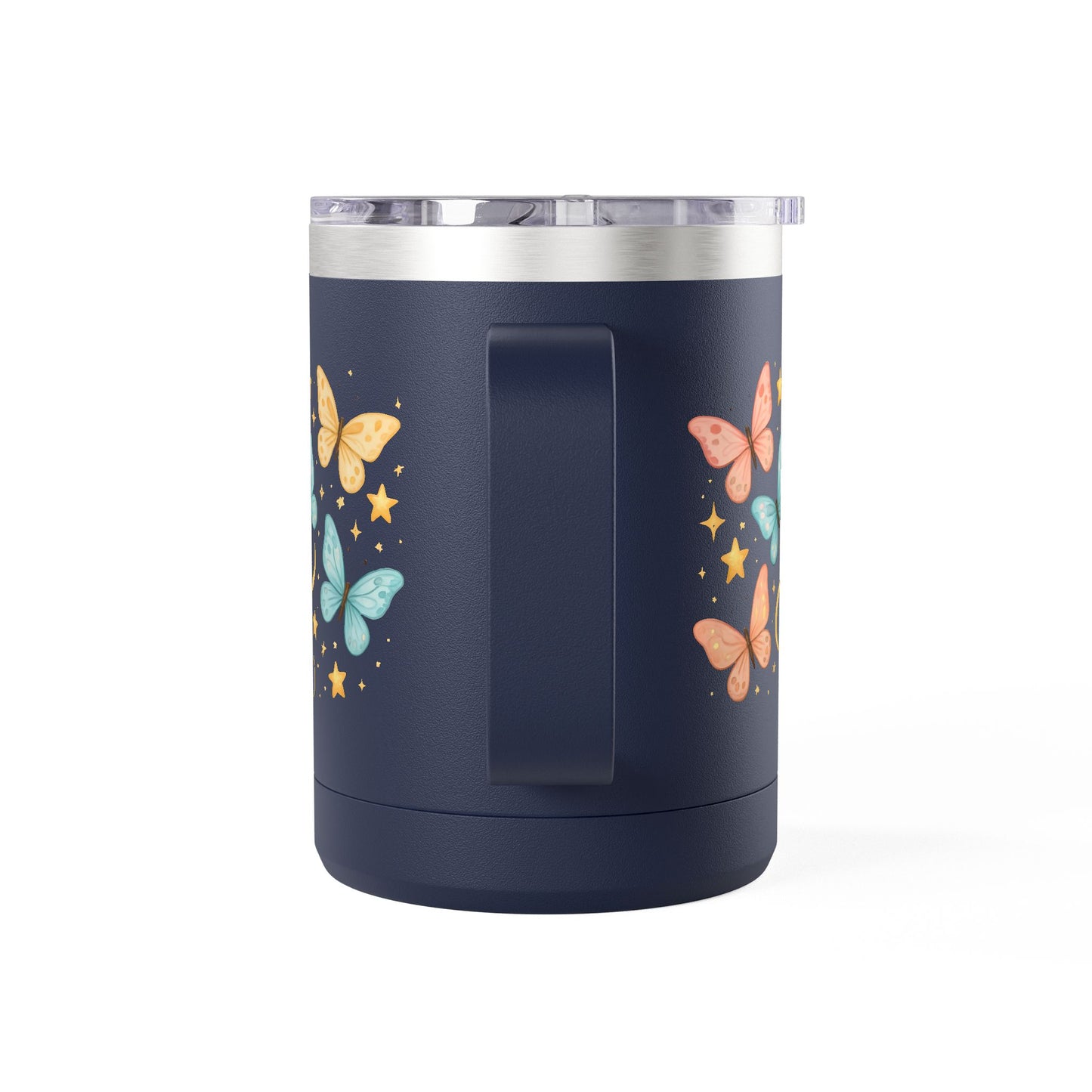 Barb's Butterfly & Stars Coffee Mug Tumbler