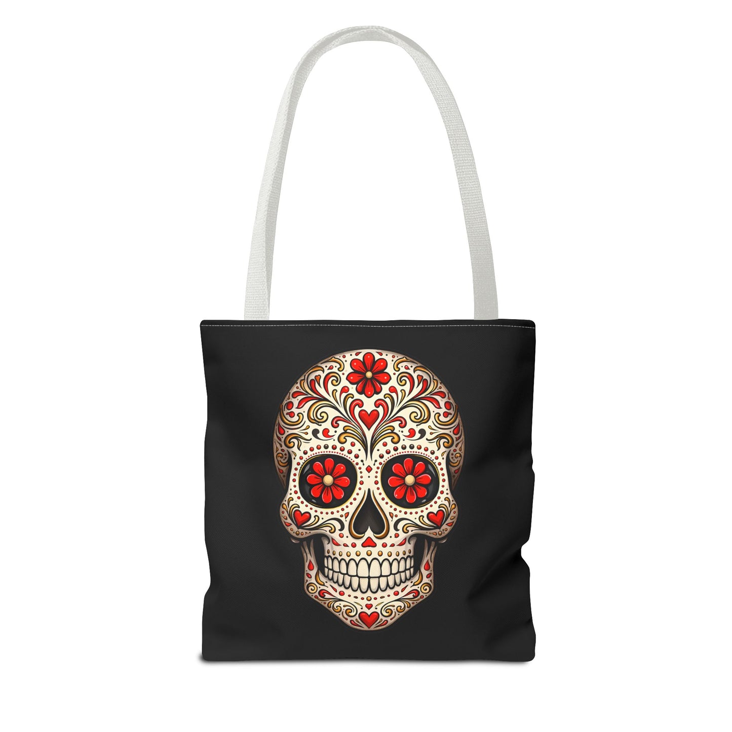 Ruby's Red Sugar Skull Tote Bag