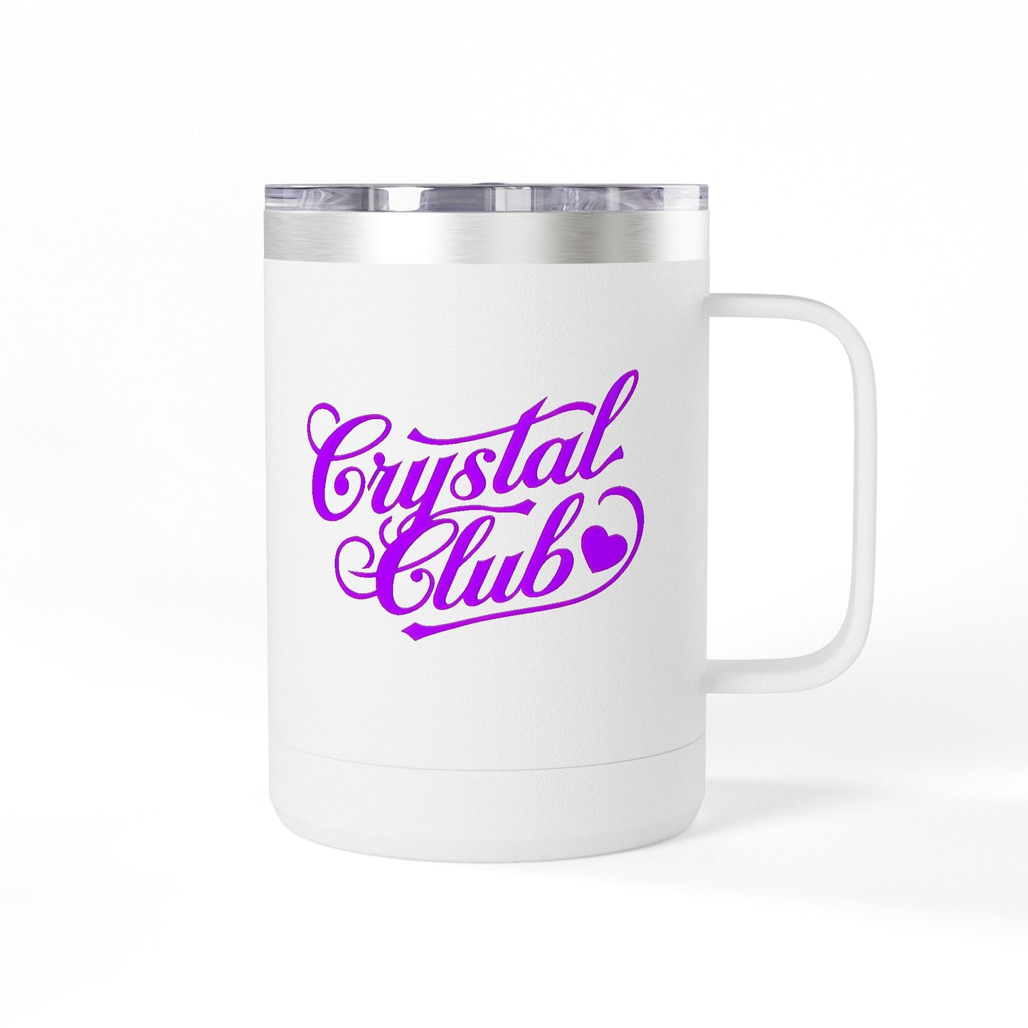 Purple Crystal Club Coffee Mug Tumbler