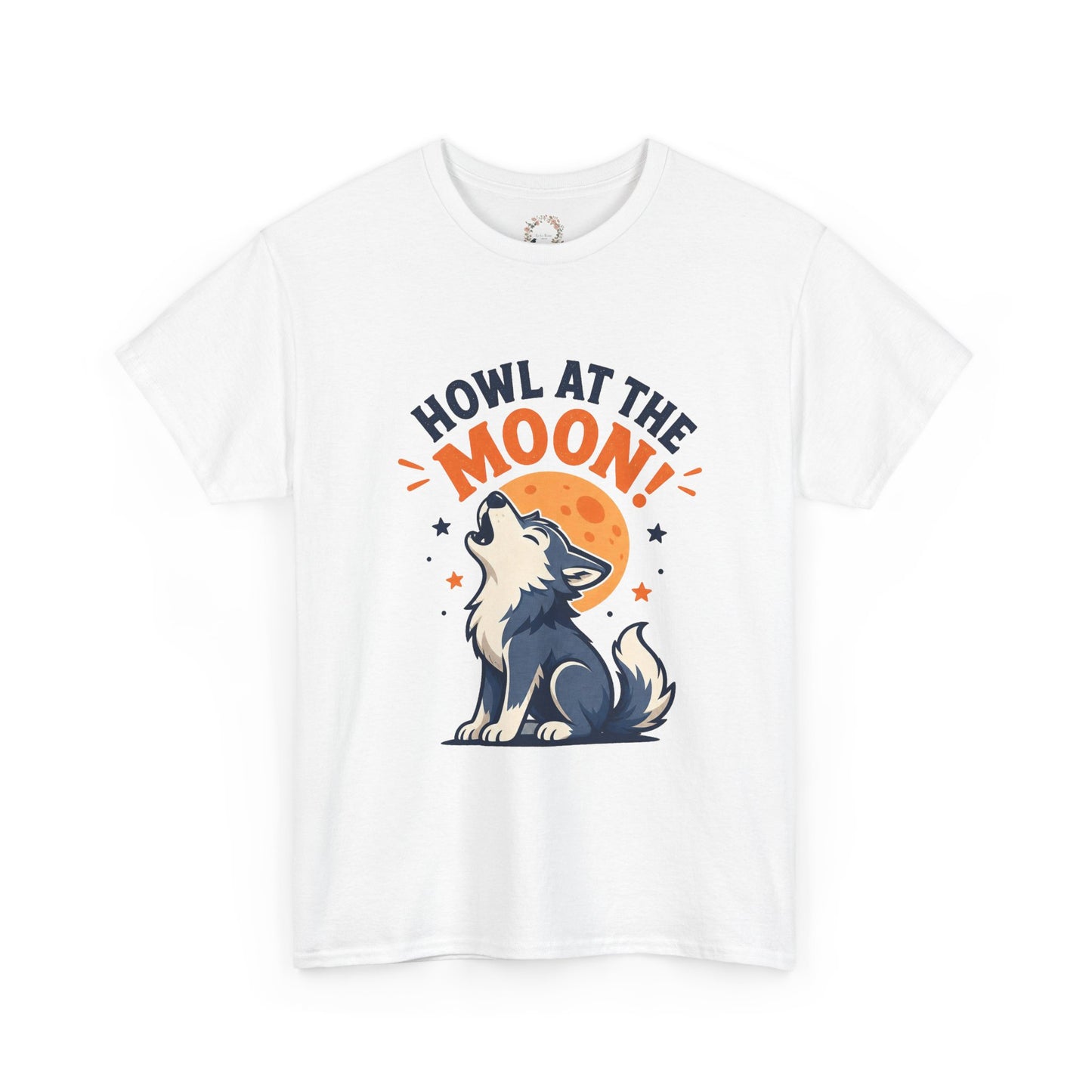 Howl at the Moon Wolf Adult Shirt
