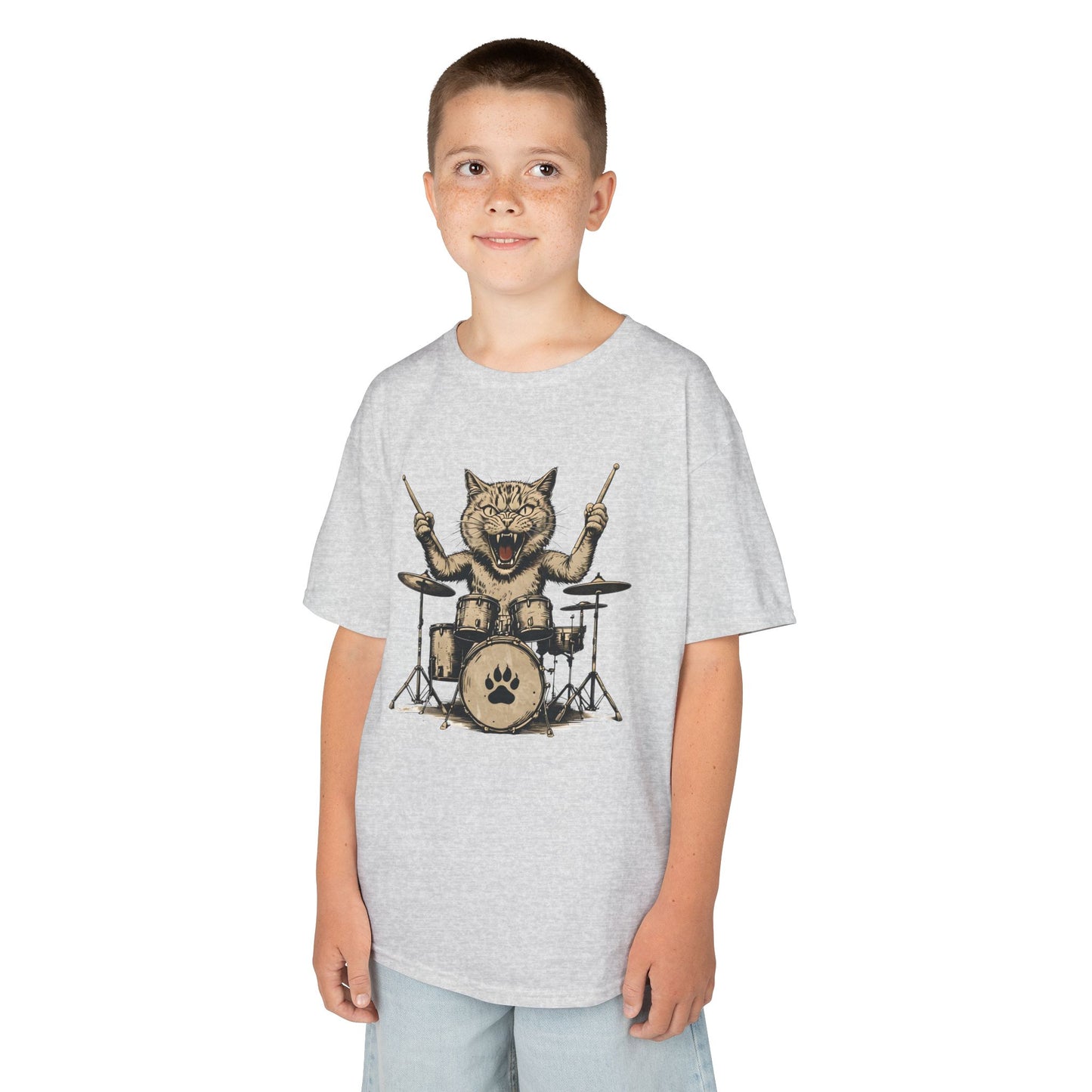 Dave's Drummer Cat Youth Top