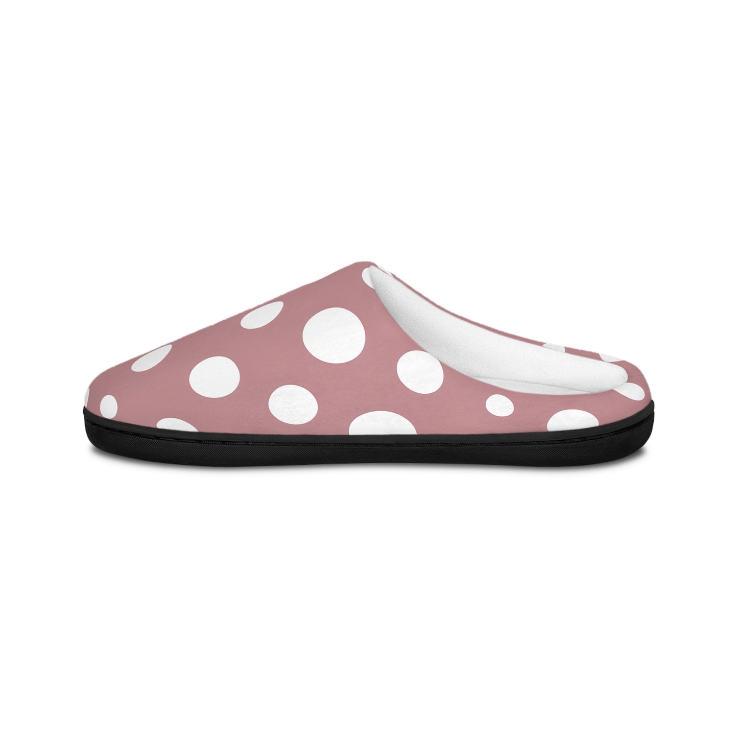 Philomena's Pink Polka Dot Women's Indoor Slippers