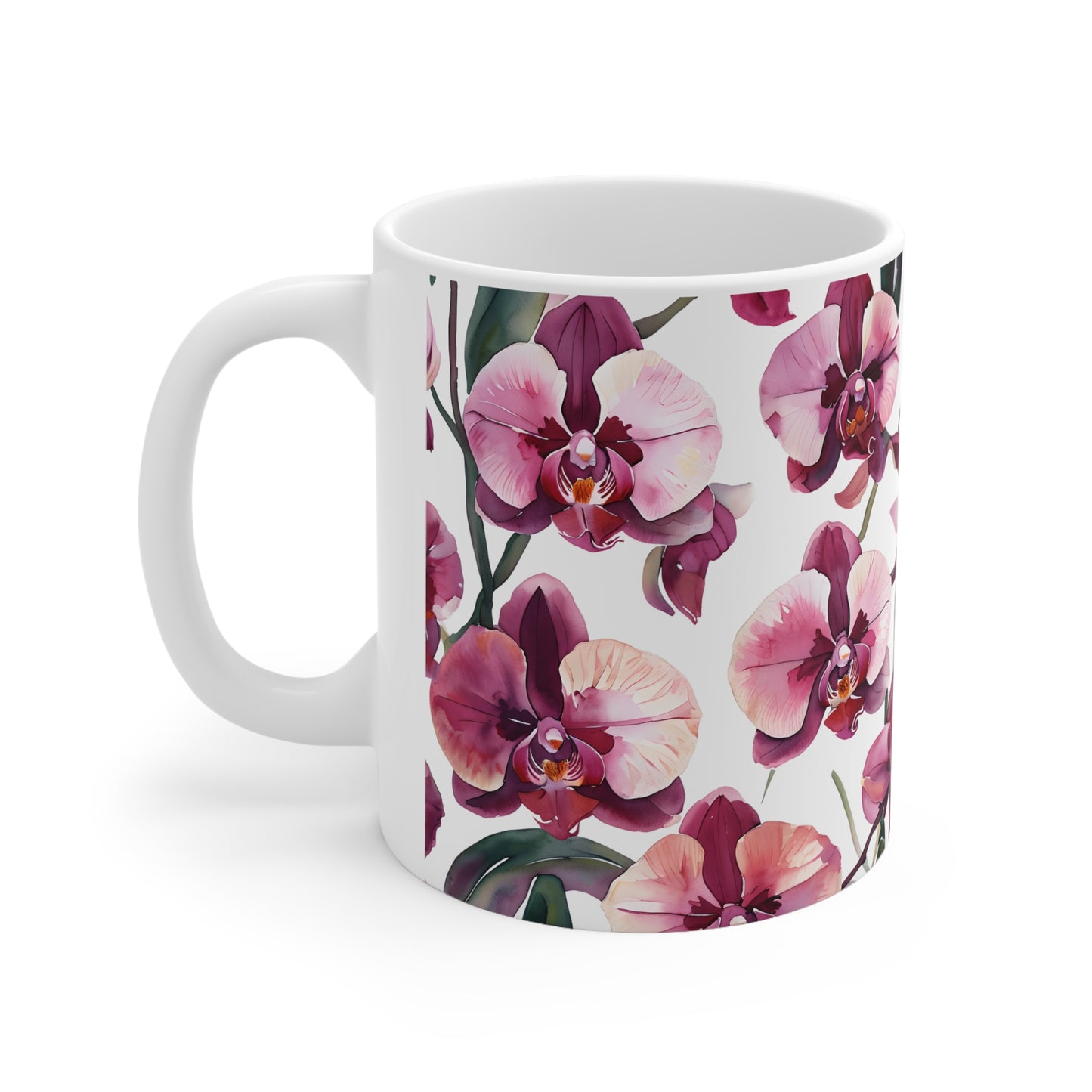 Odessa's Orchid Ceramic Mug, Coffee Cup