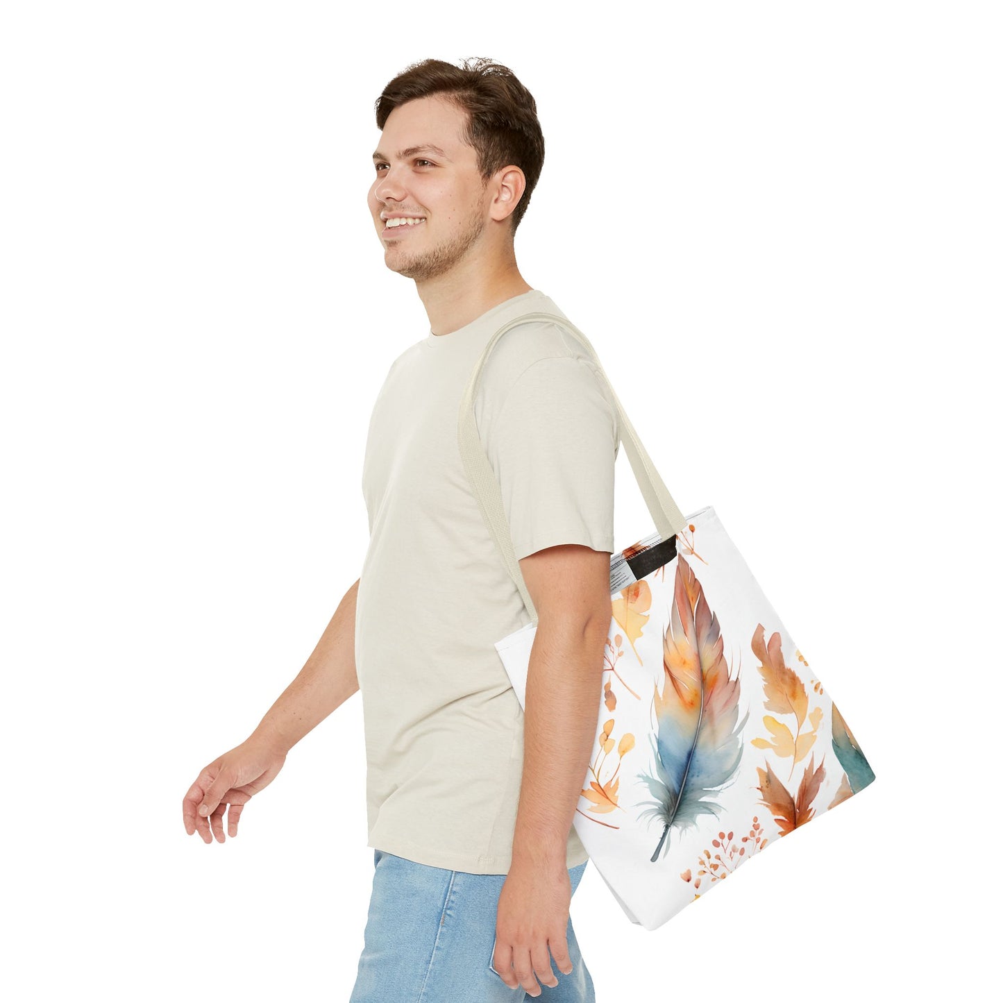 Farah's Feather Tote Bag