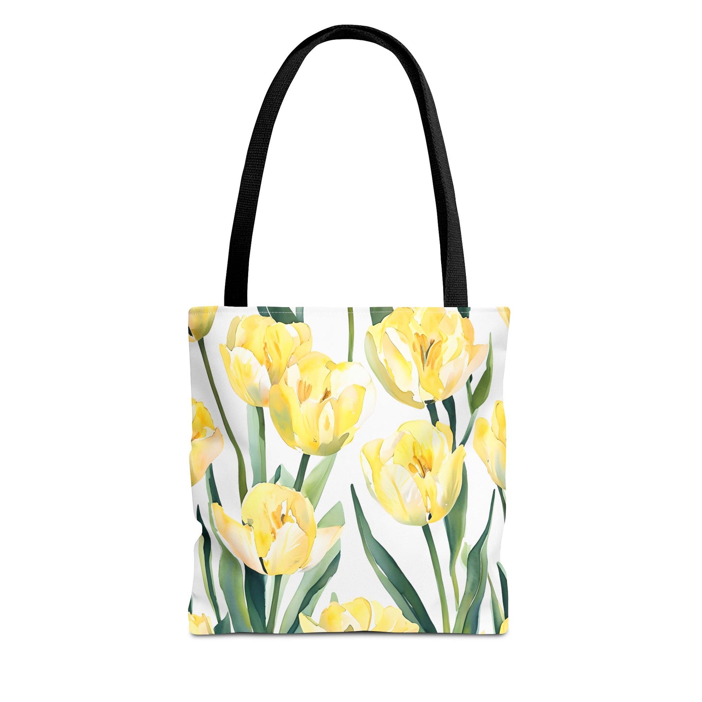 Yetta's Yellow Tulip Floral Tote Bag