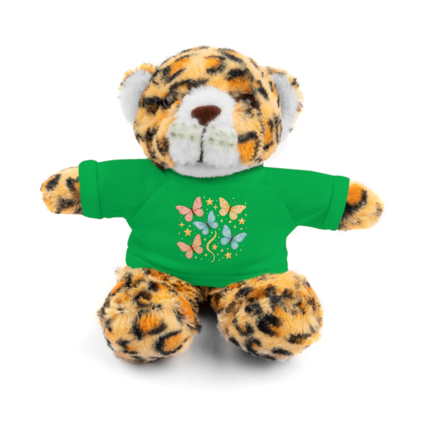 Butterfly & Stars Tee on Plush Animals