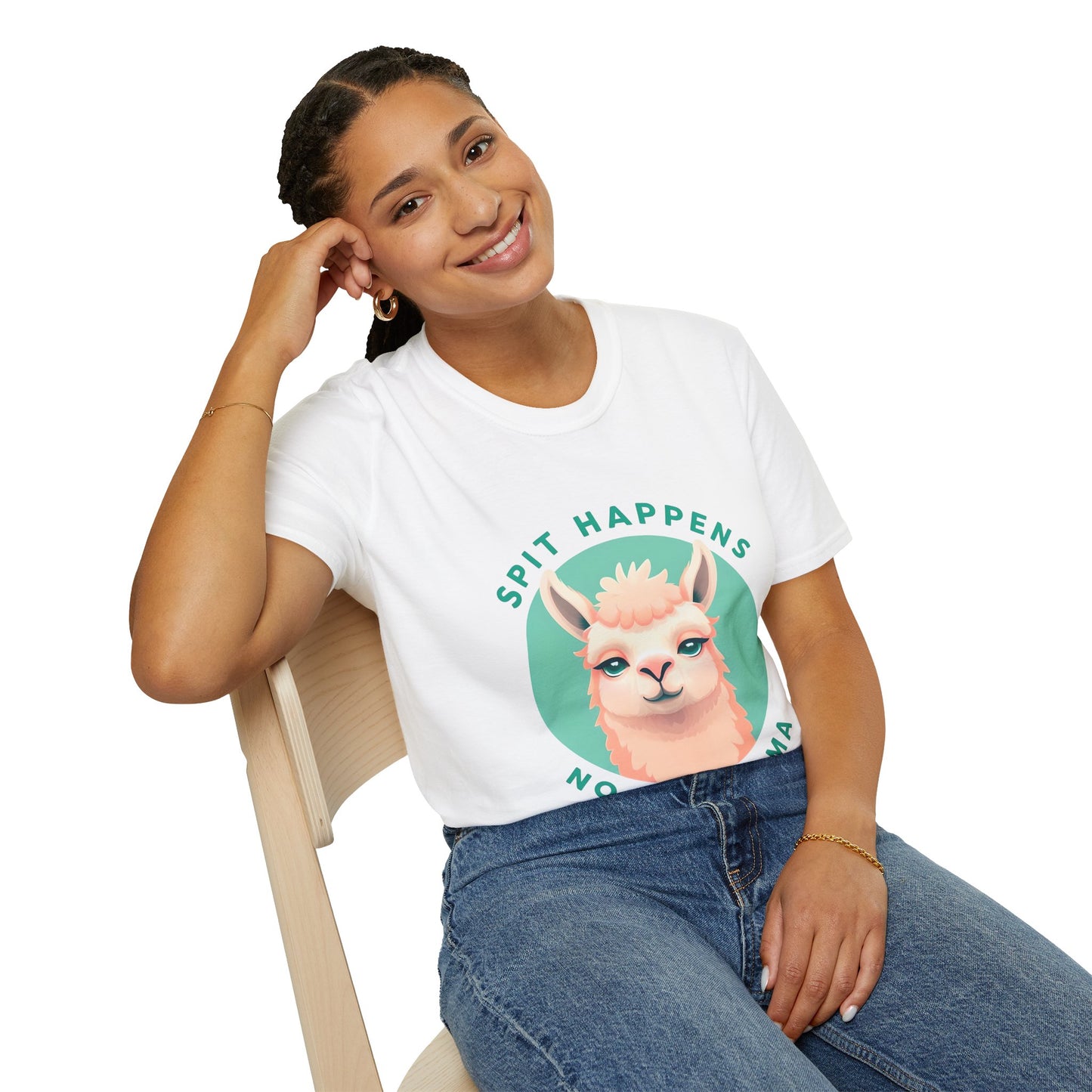 Tiz's Funny Llama Adult Shirt