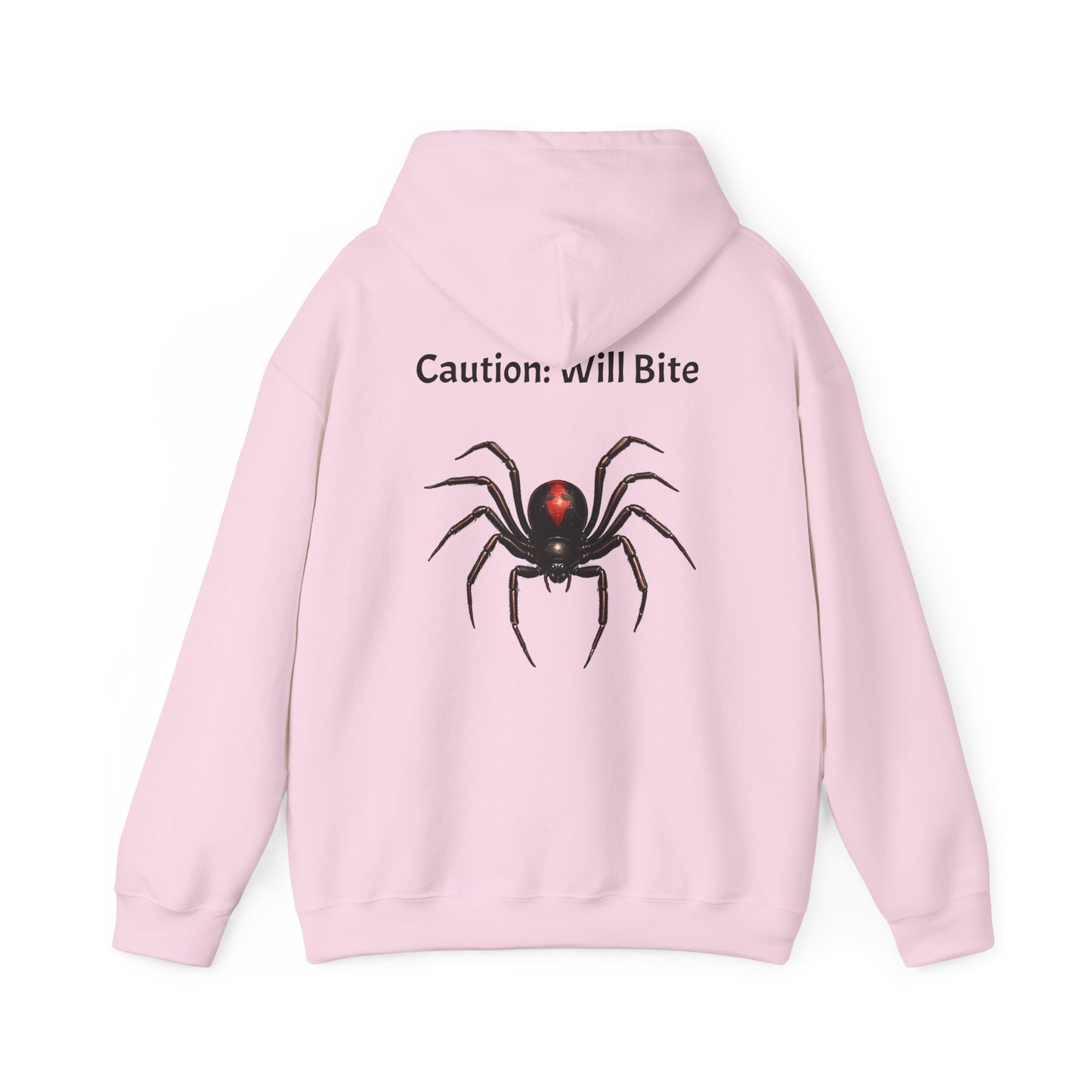 Casper's Caution: Will Bite Adult Sweatshirt - Hooded