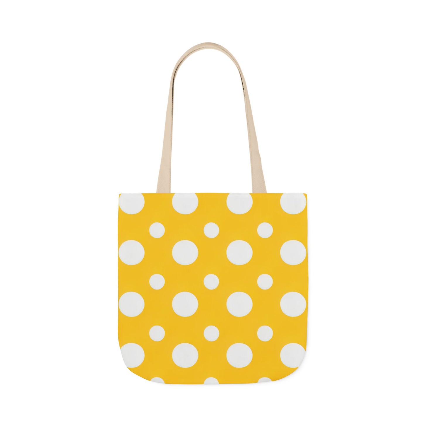 Yuki's Yellow Polka Dot Tote Bag