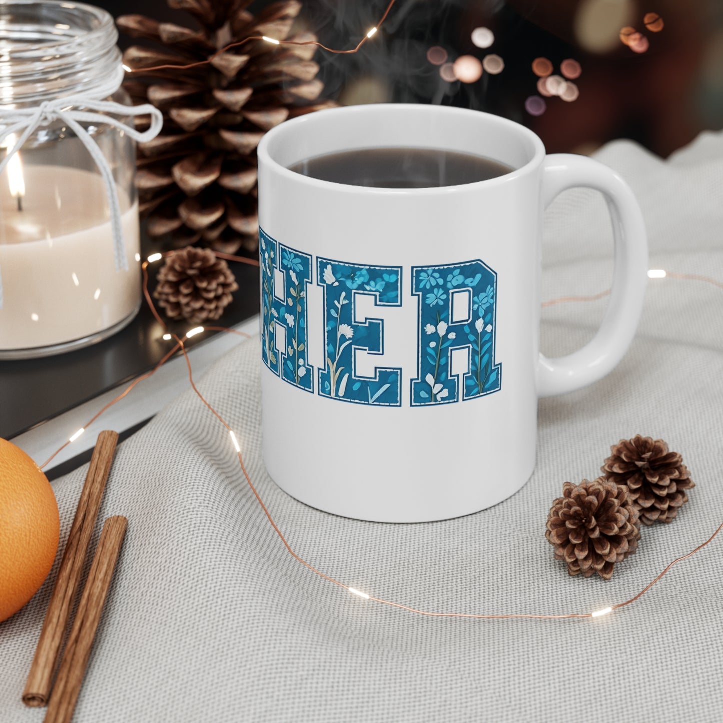 Tess's "Teacher" Ceramic Mug, Coffee Cup