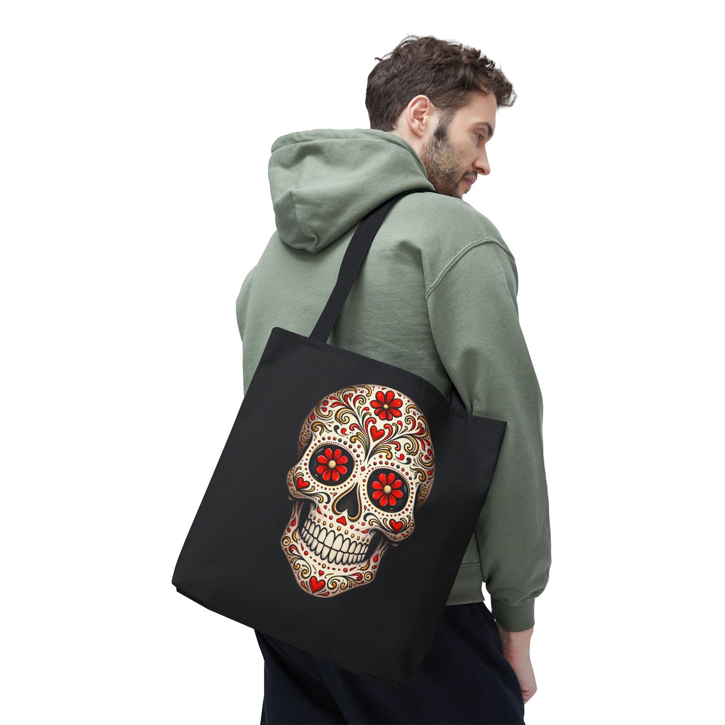 Ruby's Red Sugar Skull Tote Bag