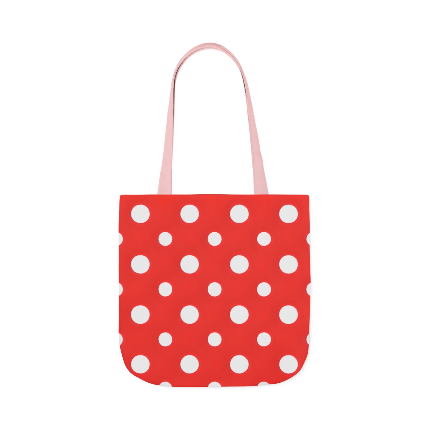 Reba's Red Polka Dot Canvas Tote Bag