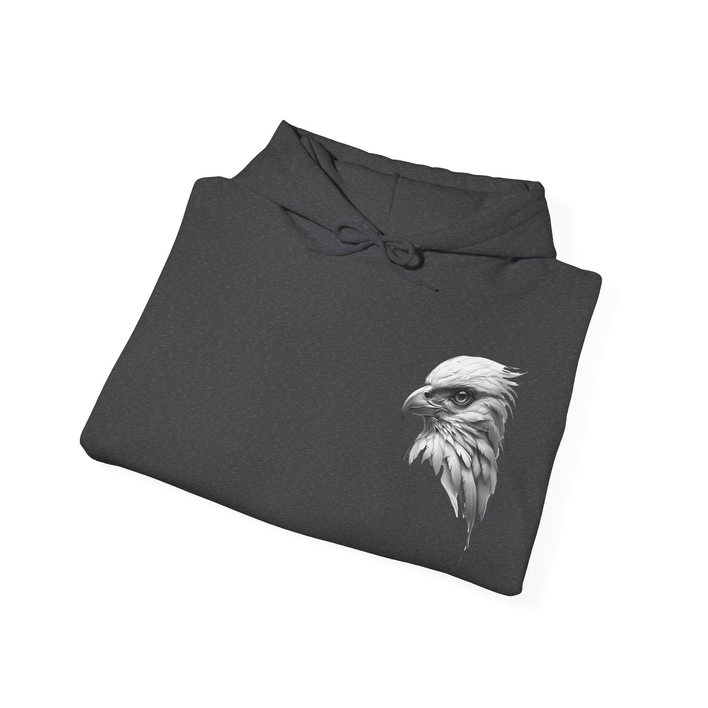 Wayne's Eagle & Wing Print Adult Sweatshirt - Hooded