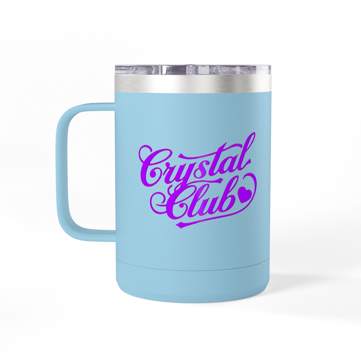 Purple Crystal Club Coffee Mug Tumbler