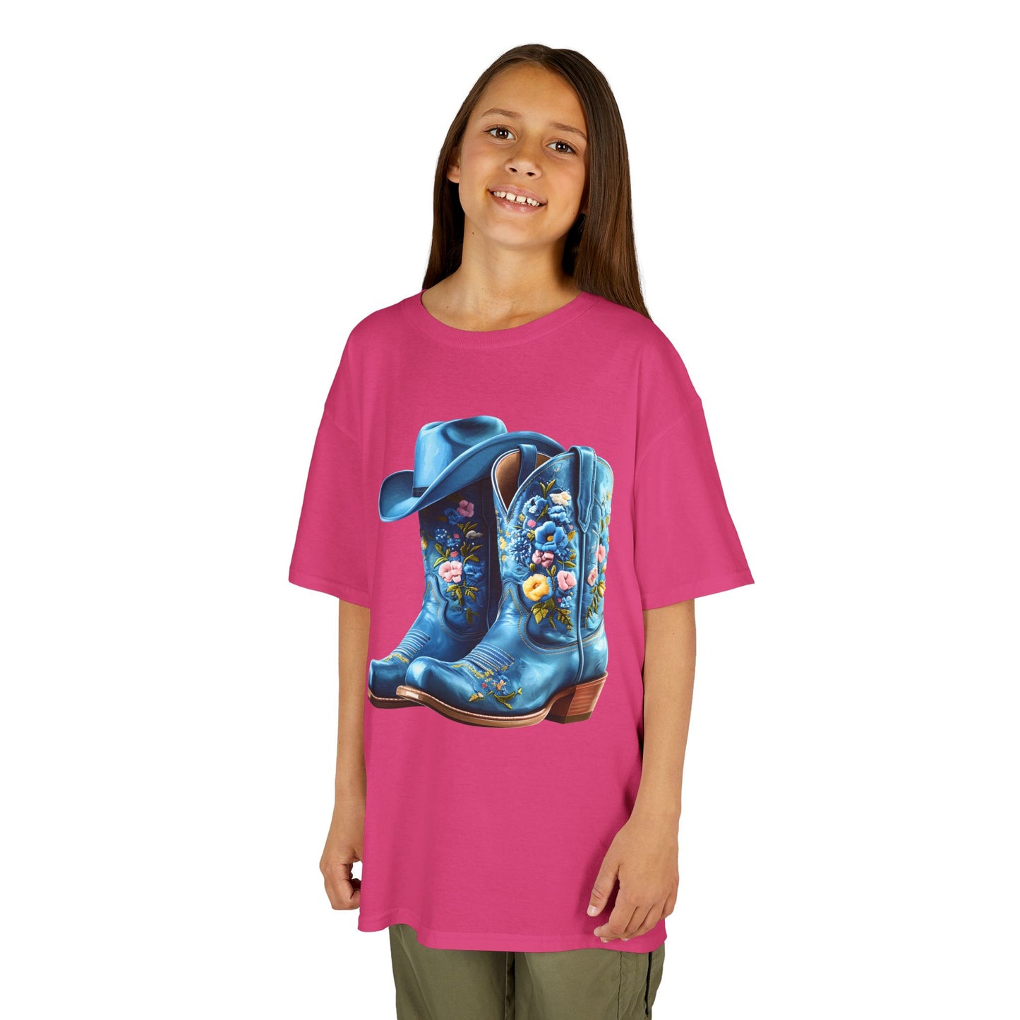 Kia's Cowboy Boots Youth Top