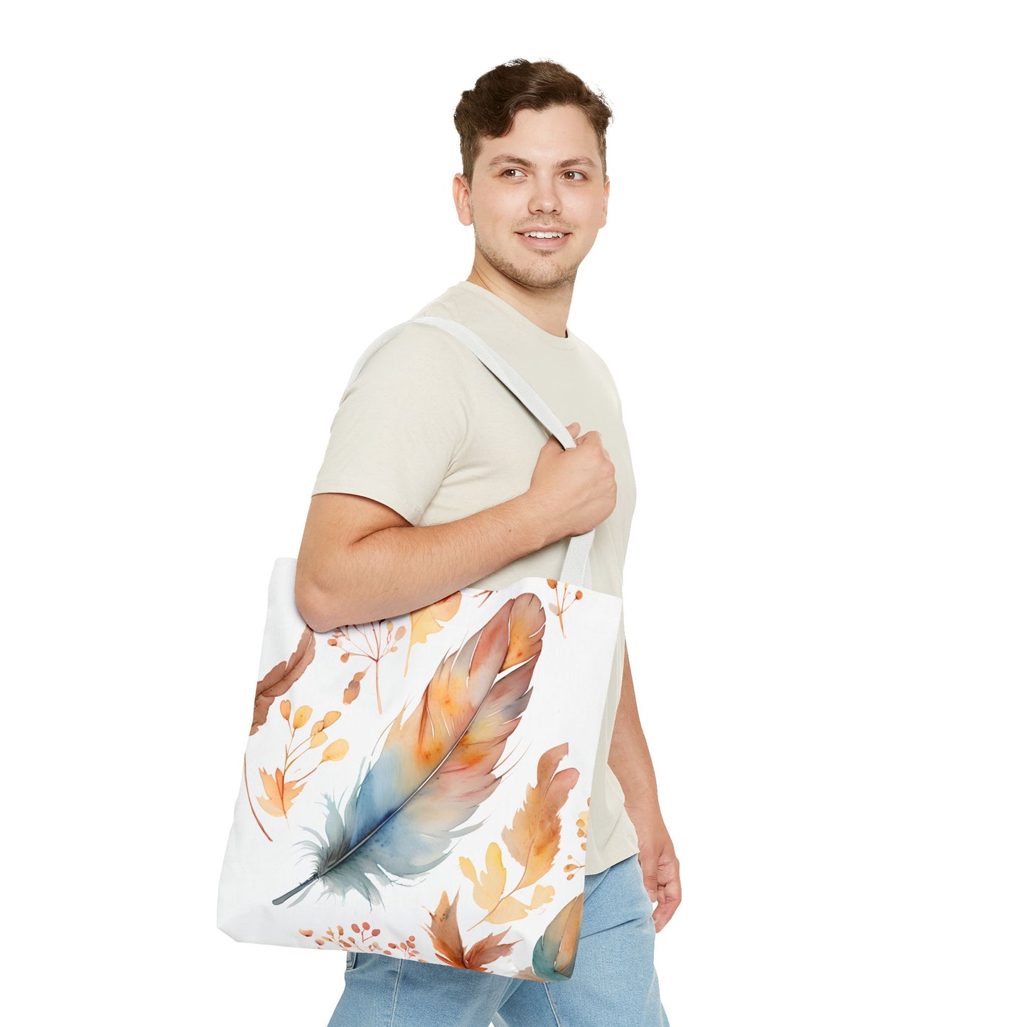 Farah's Feather Tote Bag