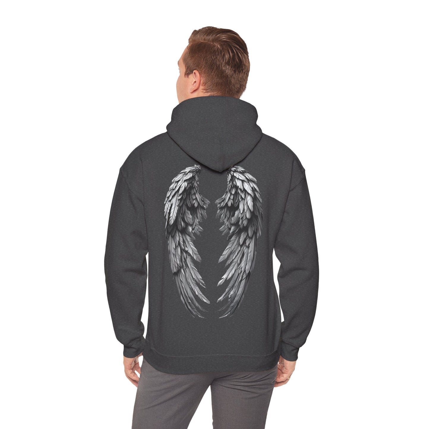 Wayne's Eagle & Wing Print Adult Sweatshirt - Hooded