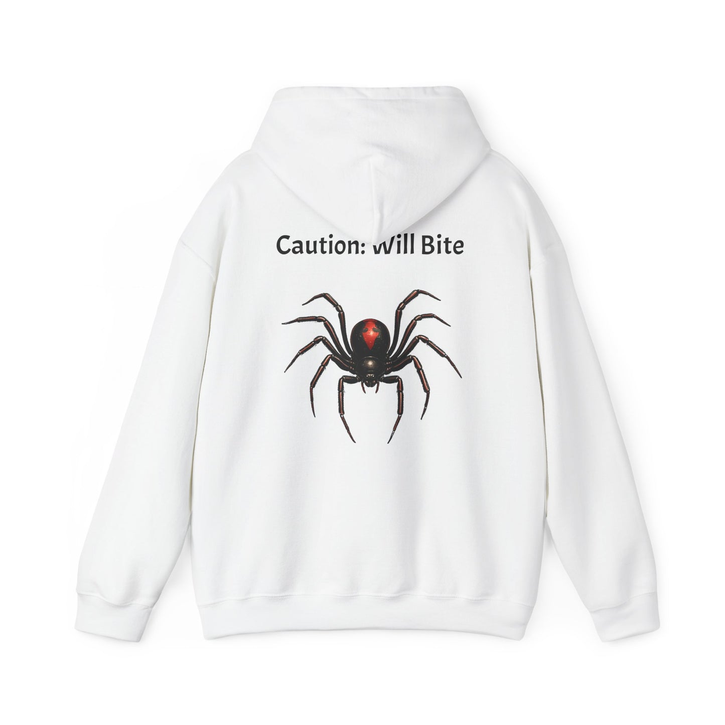 Casper's Caution: Will Bite Adult Sweatshirt - Hooded