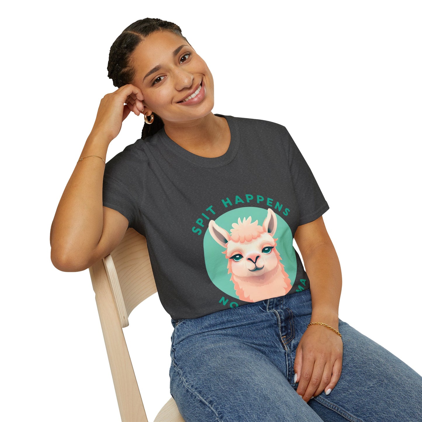 Tiz's Funny Llama Adult Shirt