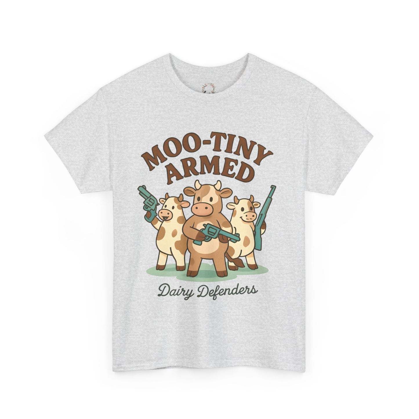 Mason's Moo-tiny Armed Dairy Defenders Adult Shirt