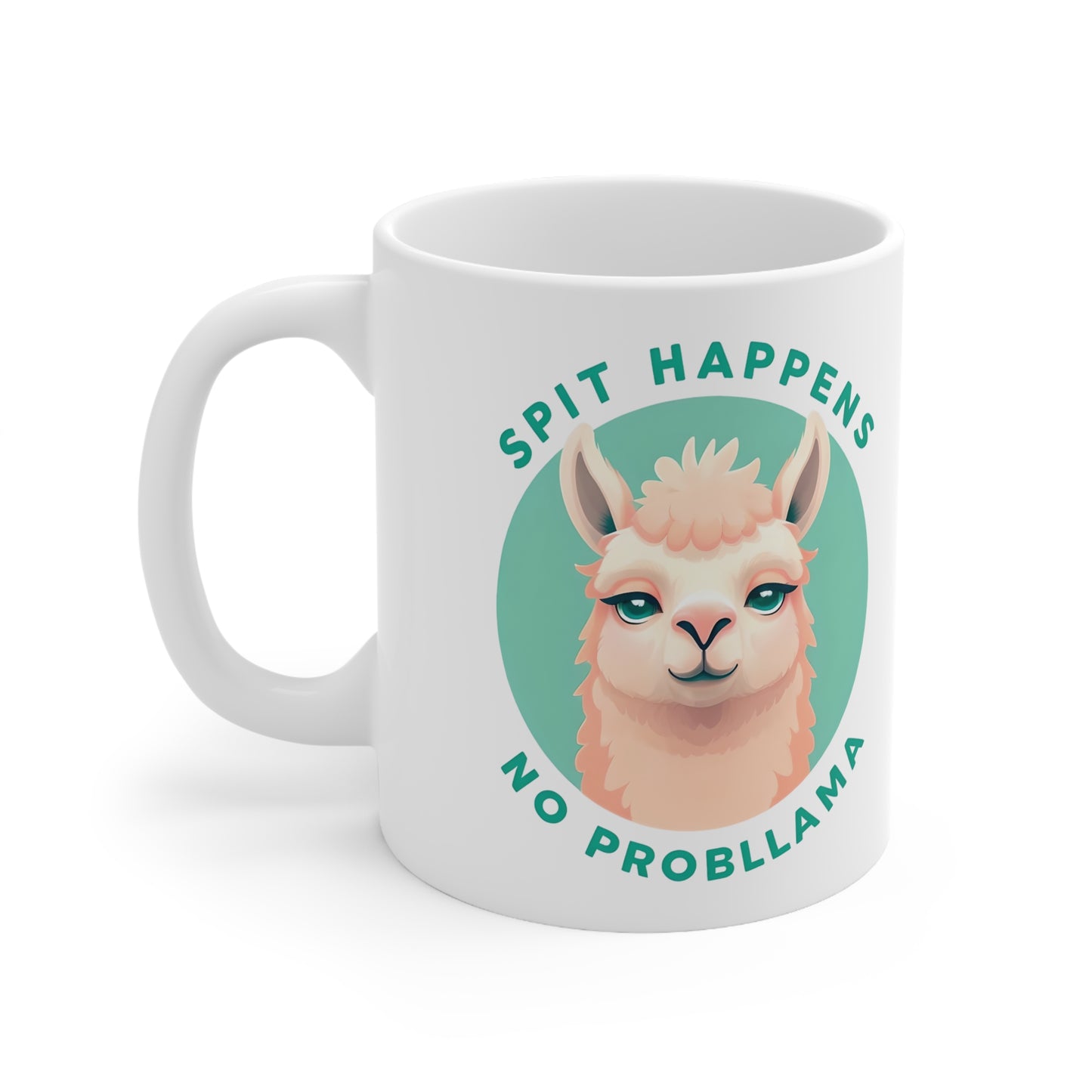 Liam's Llama Ceramic Mug, Coffee Cup