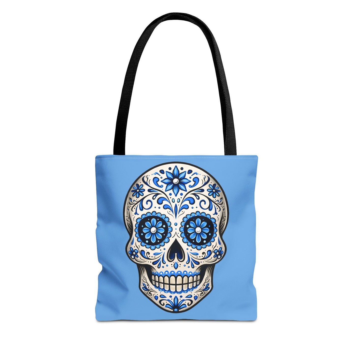 Brenda's Blue Sugar Skull Tote Bag