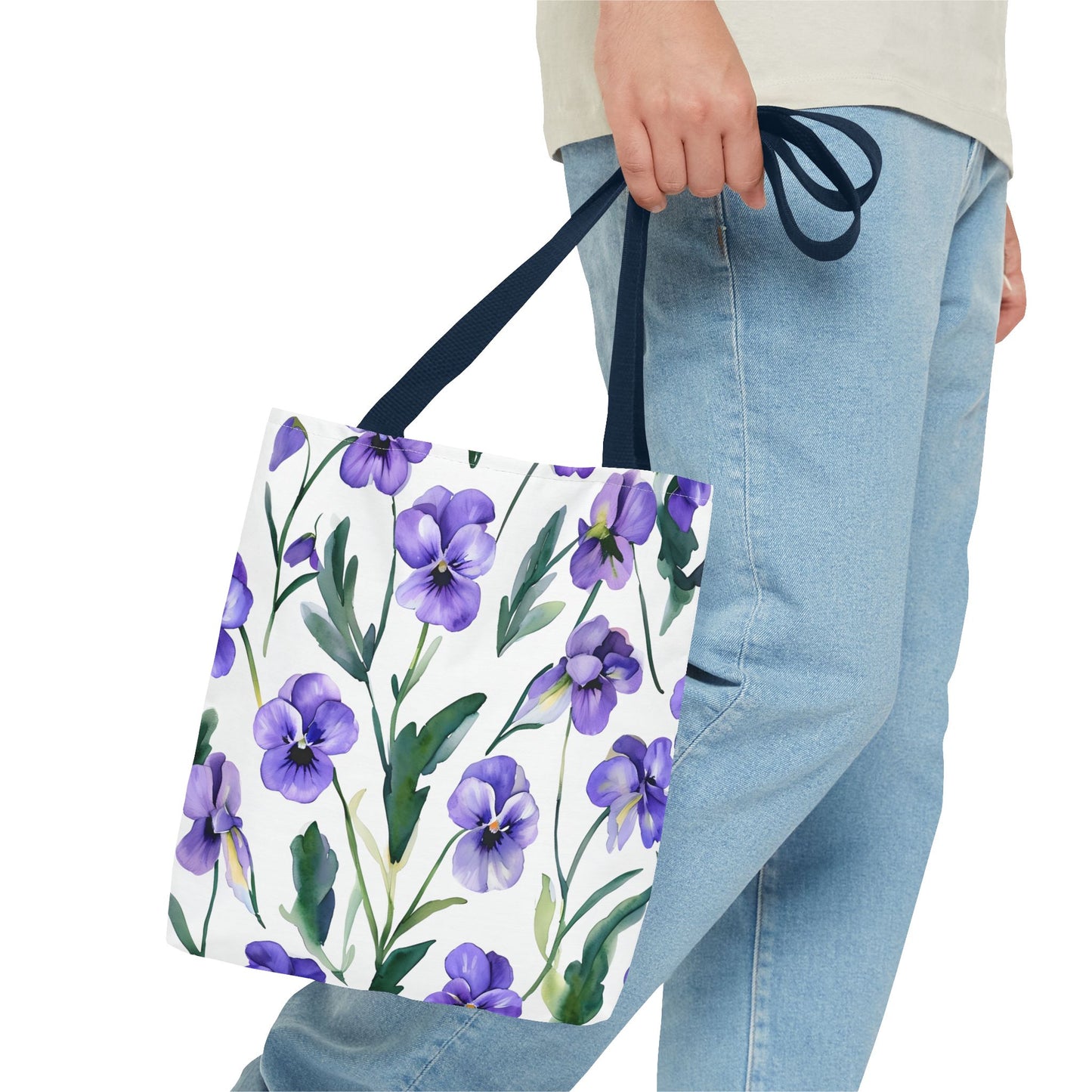 Perry's Pansy Floral Tote Bag