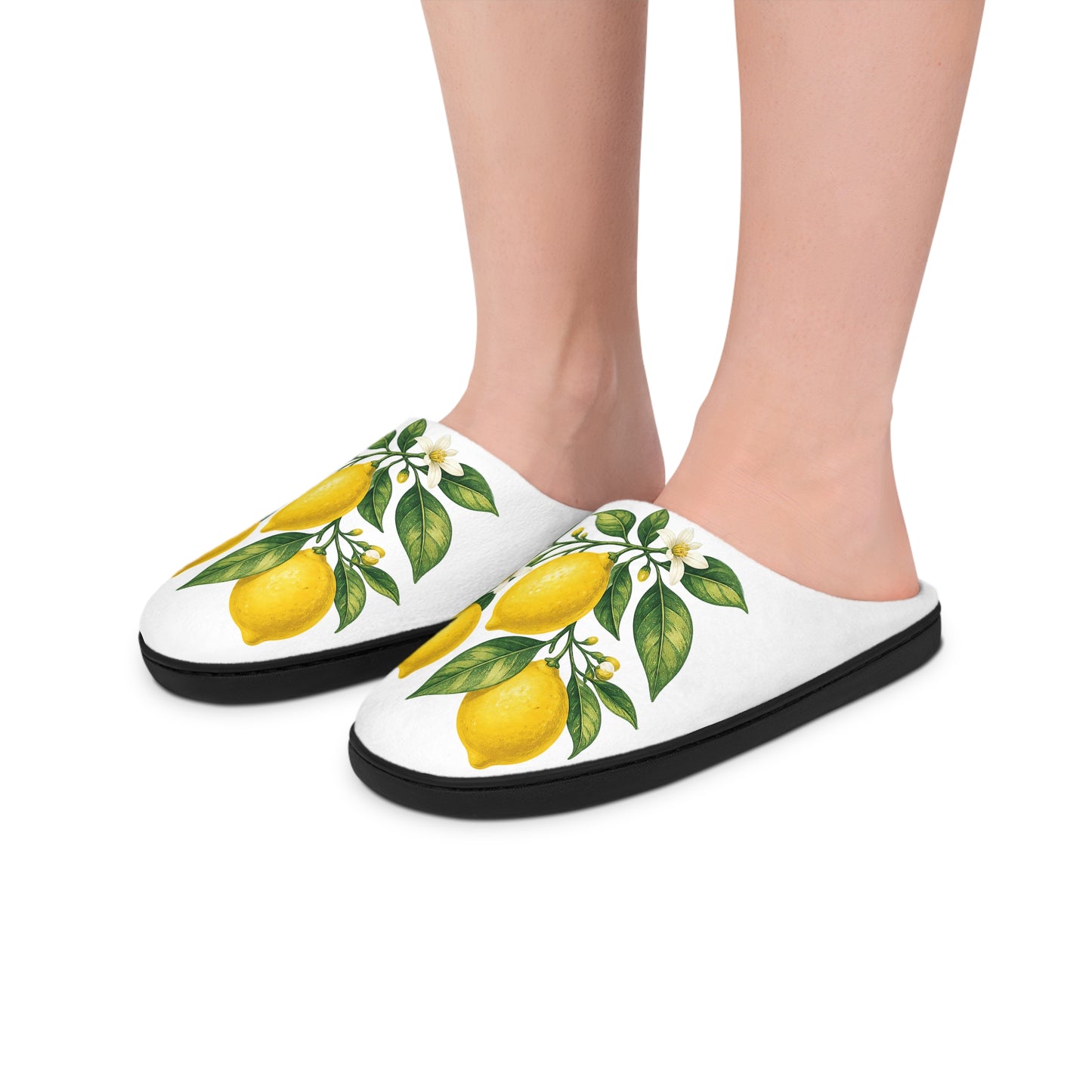 Lemon Blossom Women's Indoor Slippers