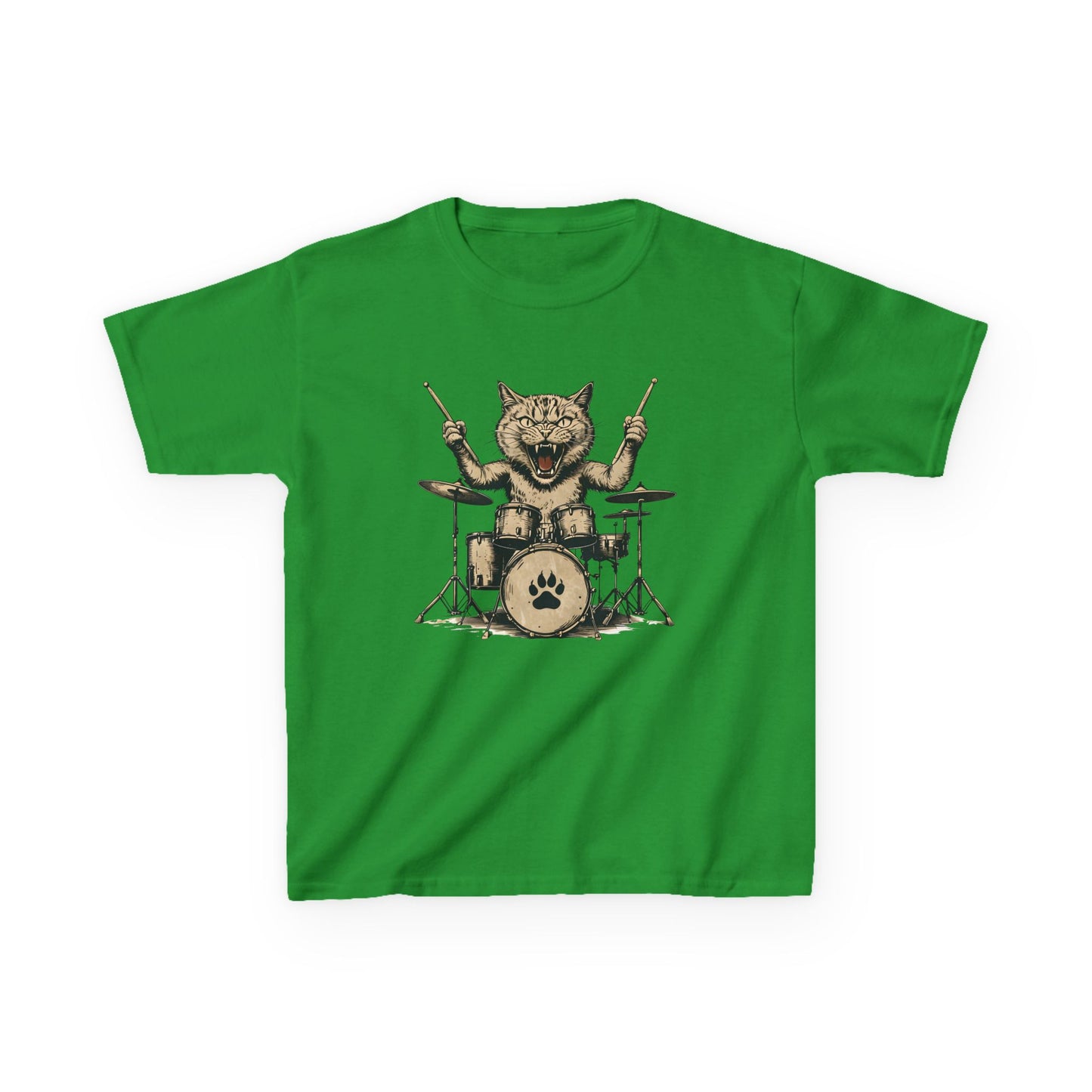Dave's Drummer Cat Youth Top