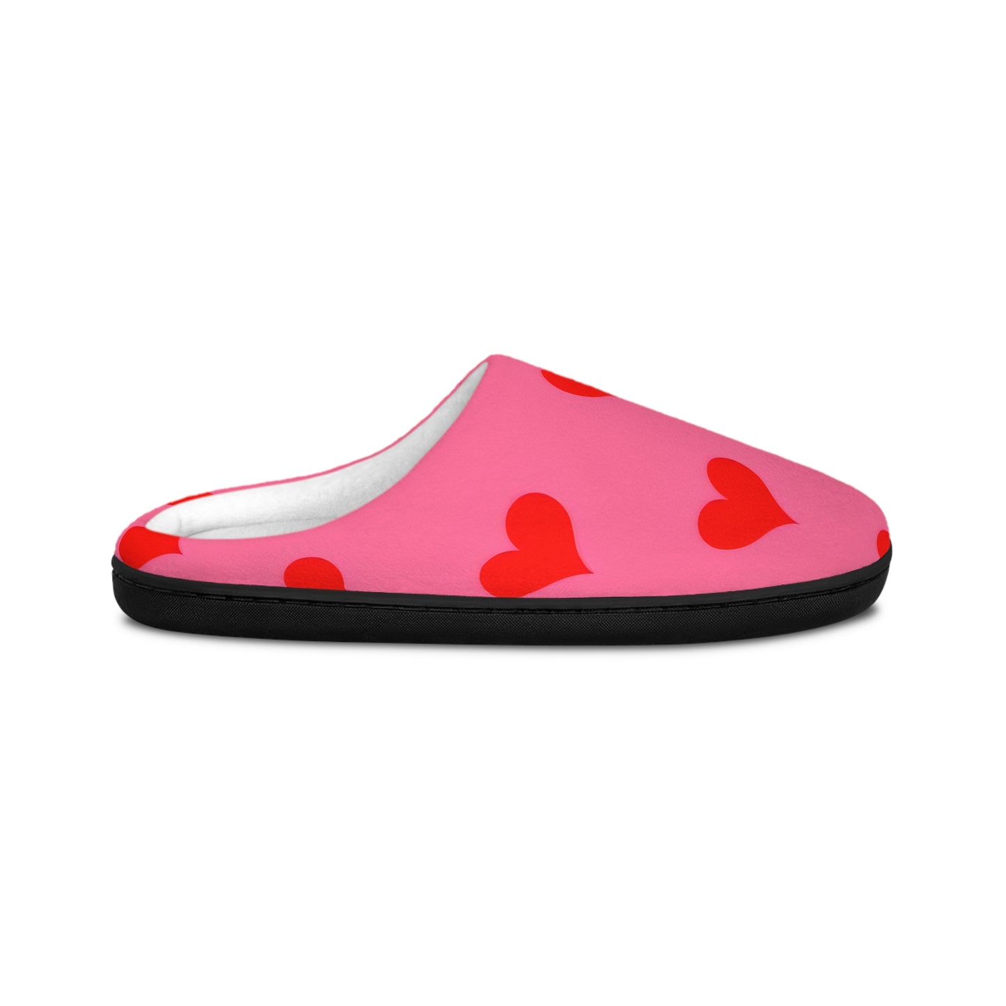 Poppy's Pink Heart Women's Indoor Slippers