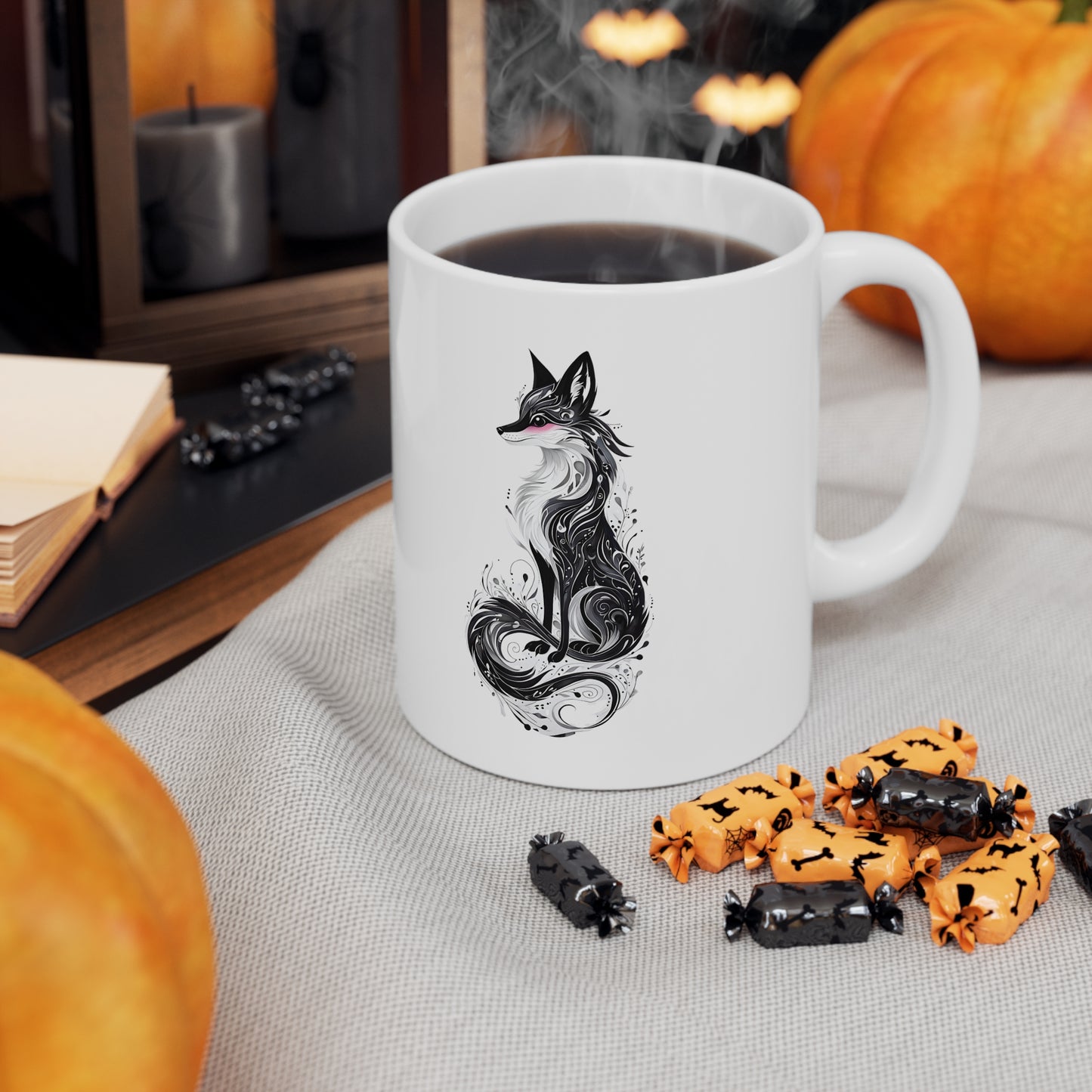 Foxy Ceramic Mug, Coffee Cup