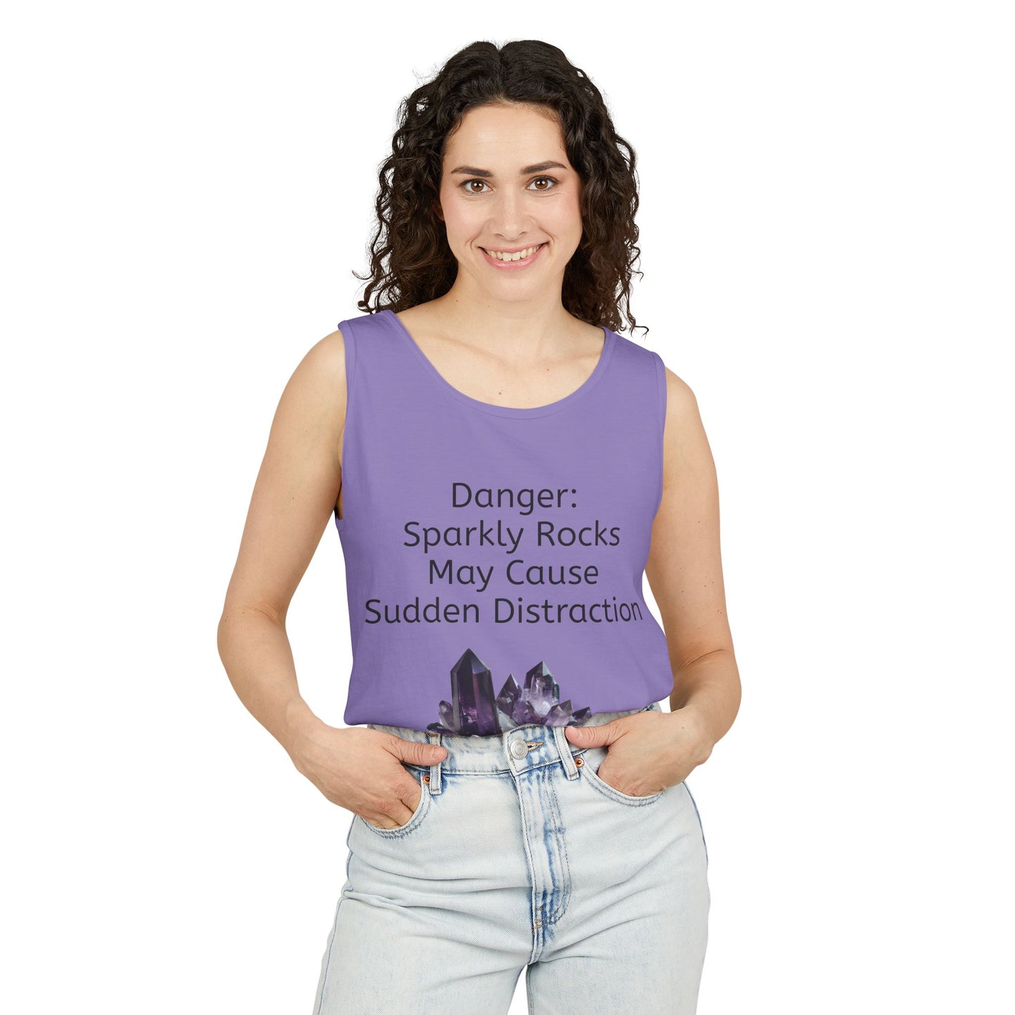 Simba's Sparkly Rocks May Cause Sudden Distraction Tank Shirt