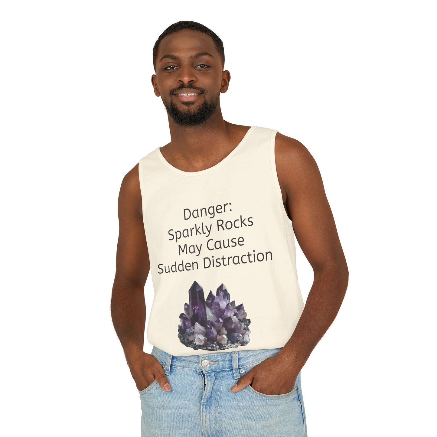 Simba's Sparkly Rocks May Cause Sudden Distraction Tank Shirt