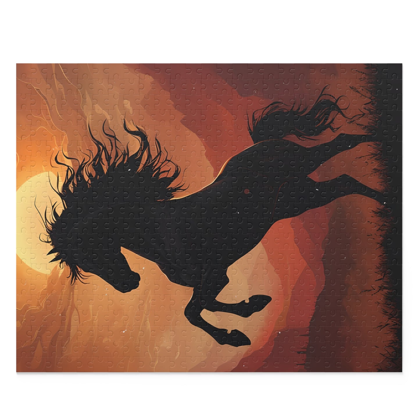 Vintage Wildhorse 500 Piece Jigsaw Puzzle