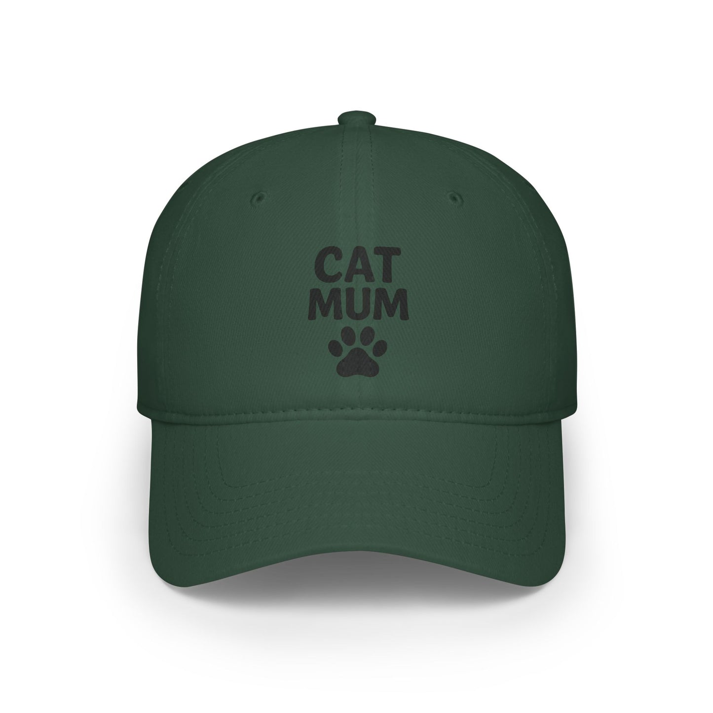 Cat Mum Low Profile Baseball Cap