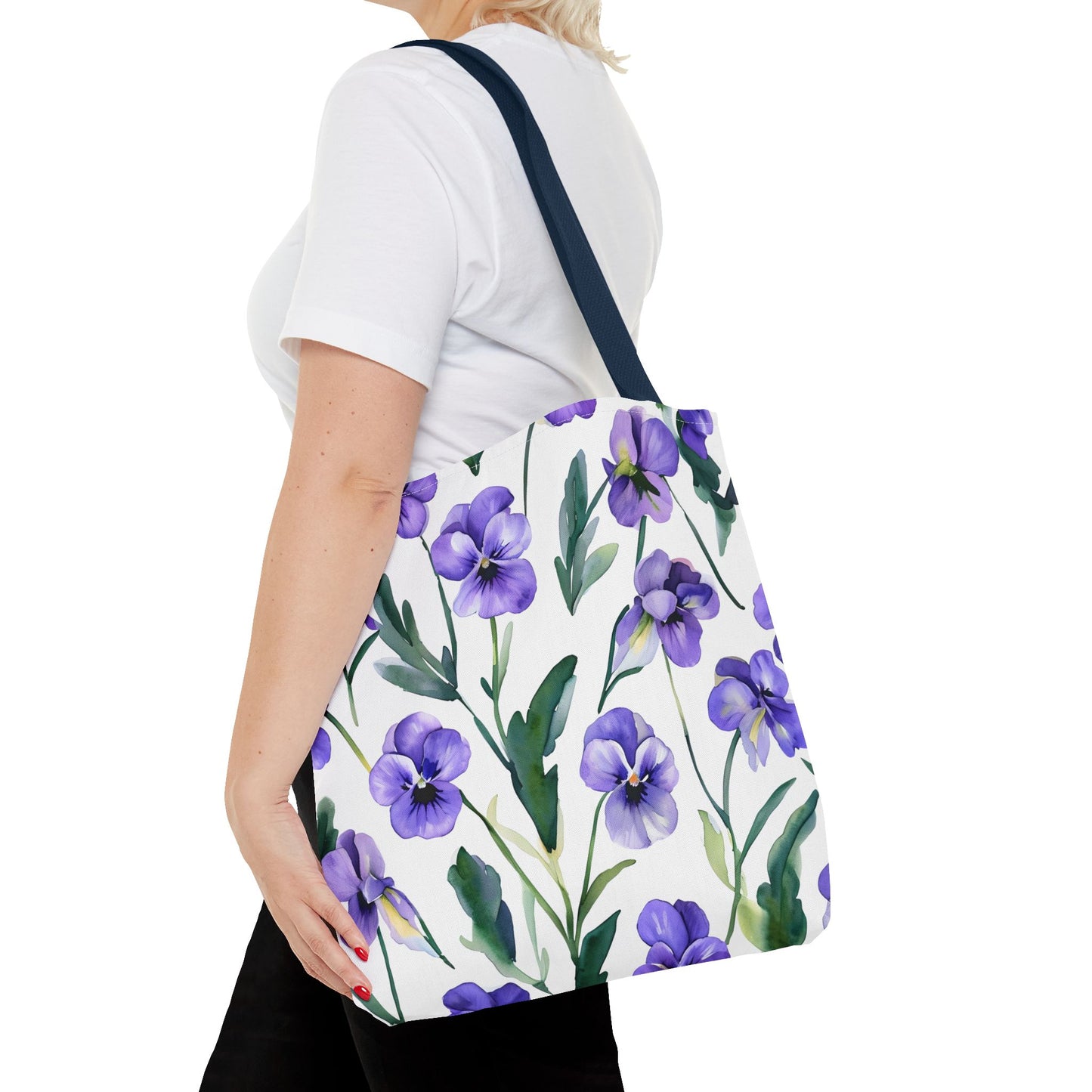 Perry's Pansy Floral Tote Bag